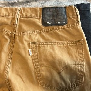Levi 514 Black Label khaki jeans